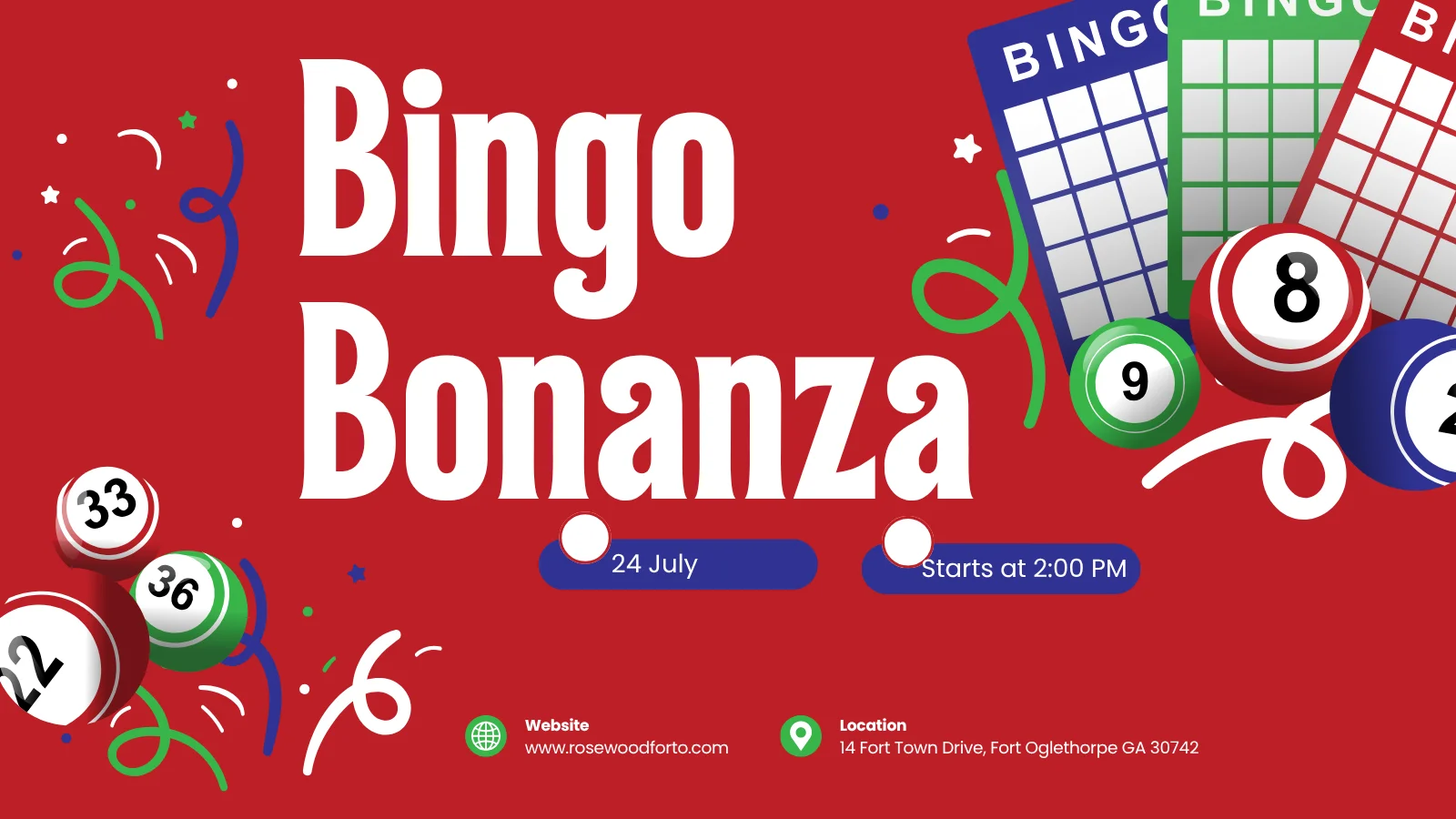 Bingo Bonanza Event Cover